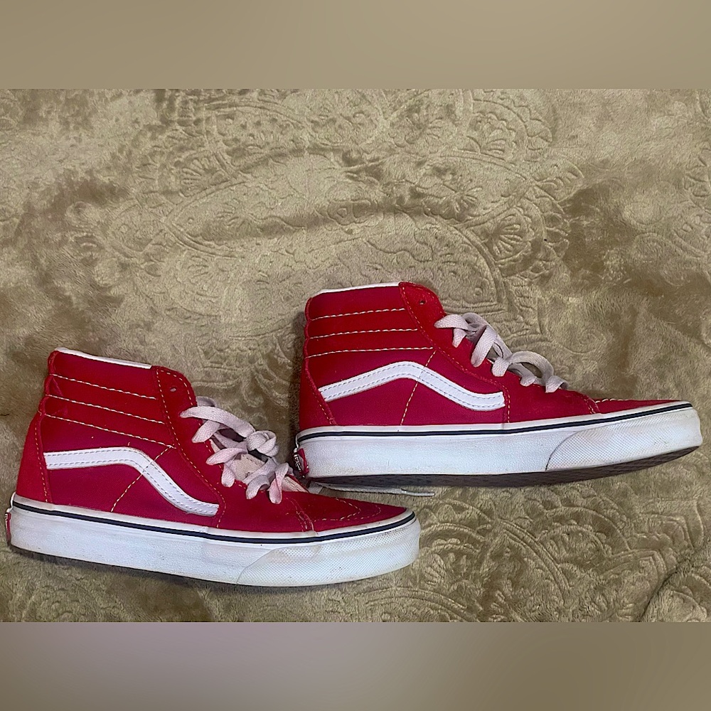 Boys High Top Vans Sneakers